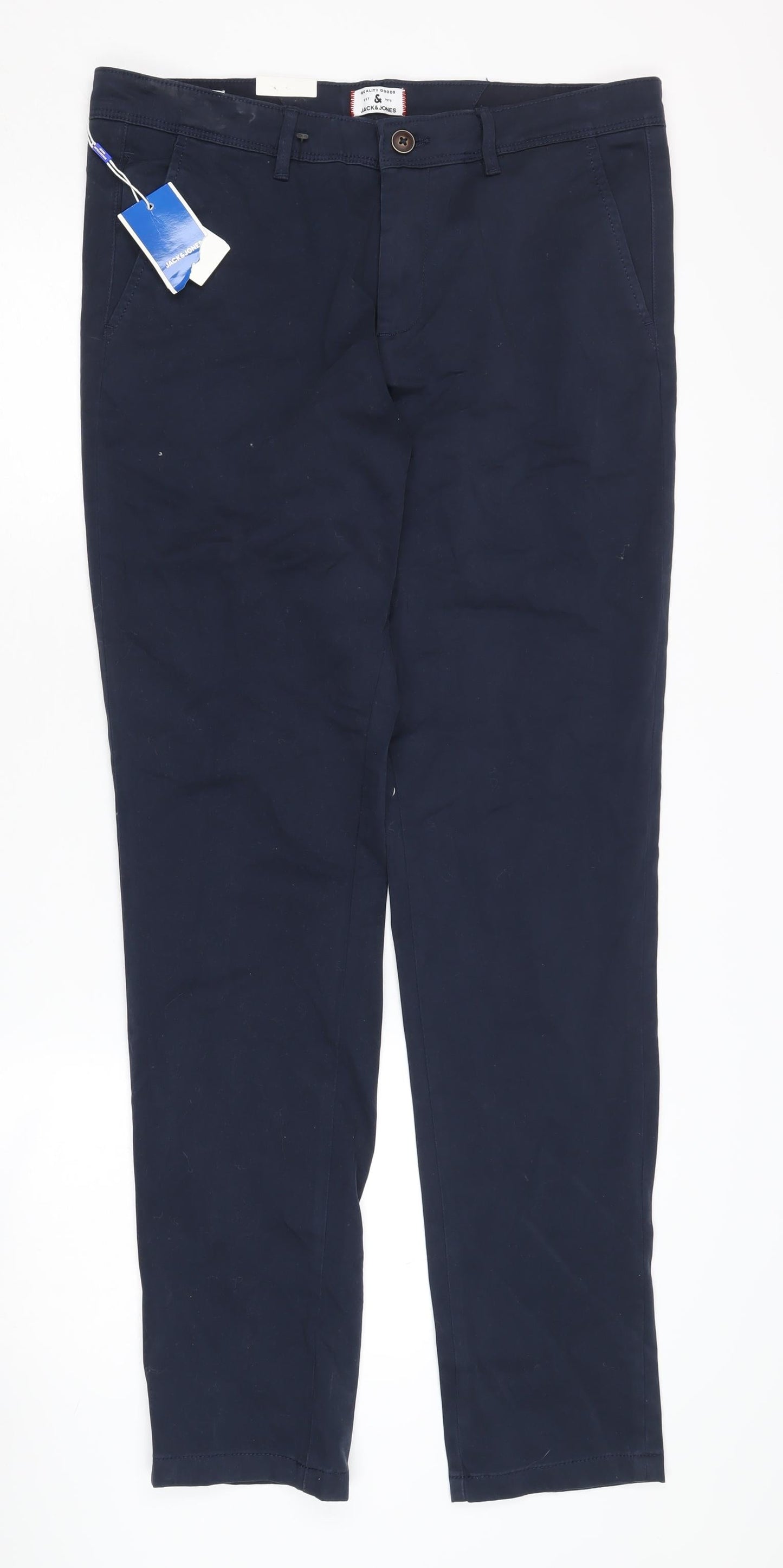 Jack & Jones Men's Blue Chino Trousers 32