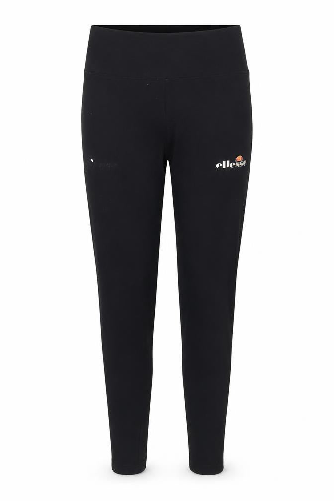 Womens UK Size 8 ellesse Slim Fit Track Pants Black Leggings