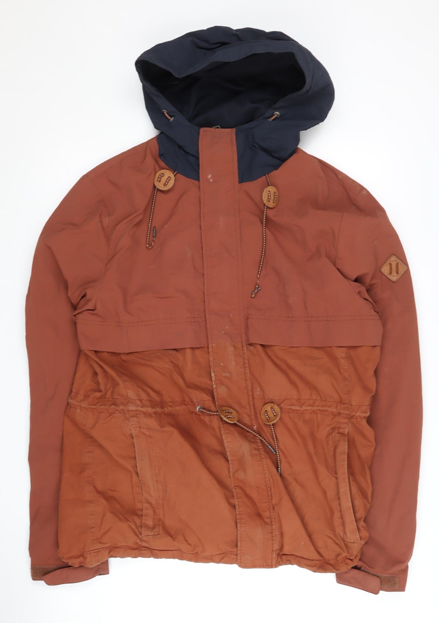 Mens UK Size M UNIFORMES GENERALE Brown Parka Coat