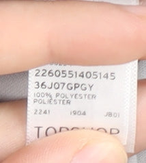 Topshop Women’s White Belted Jumpsuit Size 14