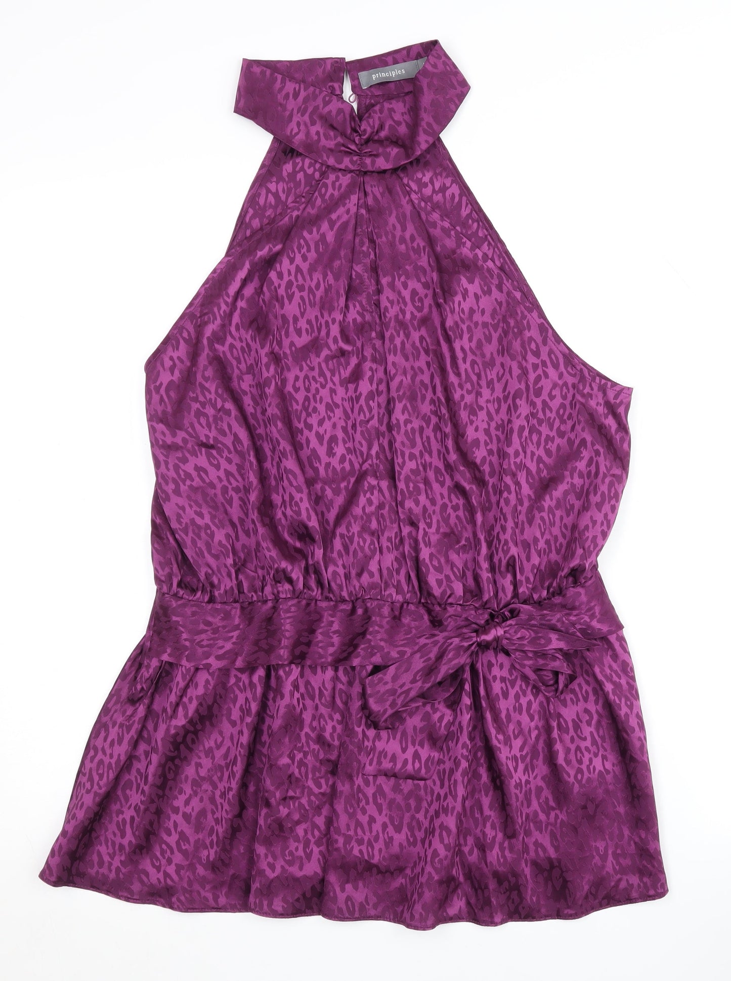 Womens UK Size 16 Principles Purple Basic Blouse