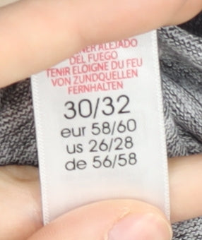 Evans Women's Plus Size Floral Grey Jumper 30/32