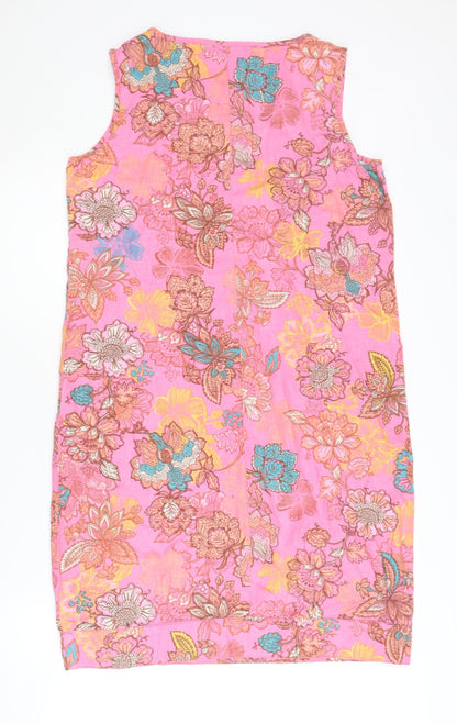 Next Women's Pink Floral Dress, Size 10