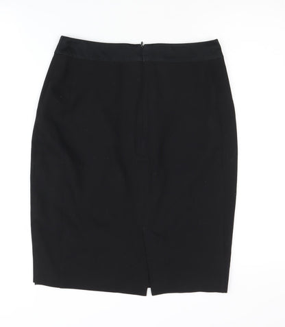 Mango Women's Black Pencil Skirt Size 8