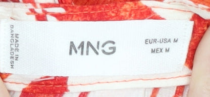 MNG Women's Red Floral Jumpsuit Size M