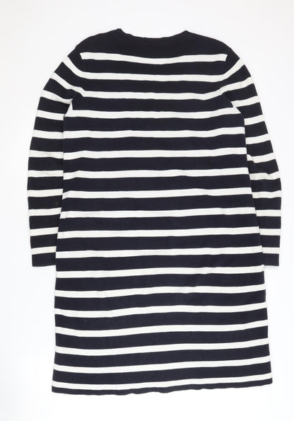 Marks and Spencer Women's Black Striped Shift Dress
