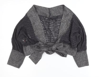 Womens UK Size L MNG Black Shrug Jumper