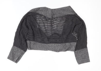 Womens UK Size L MNG Black Shrug Jumper