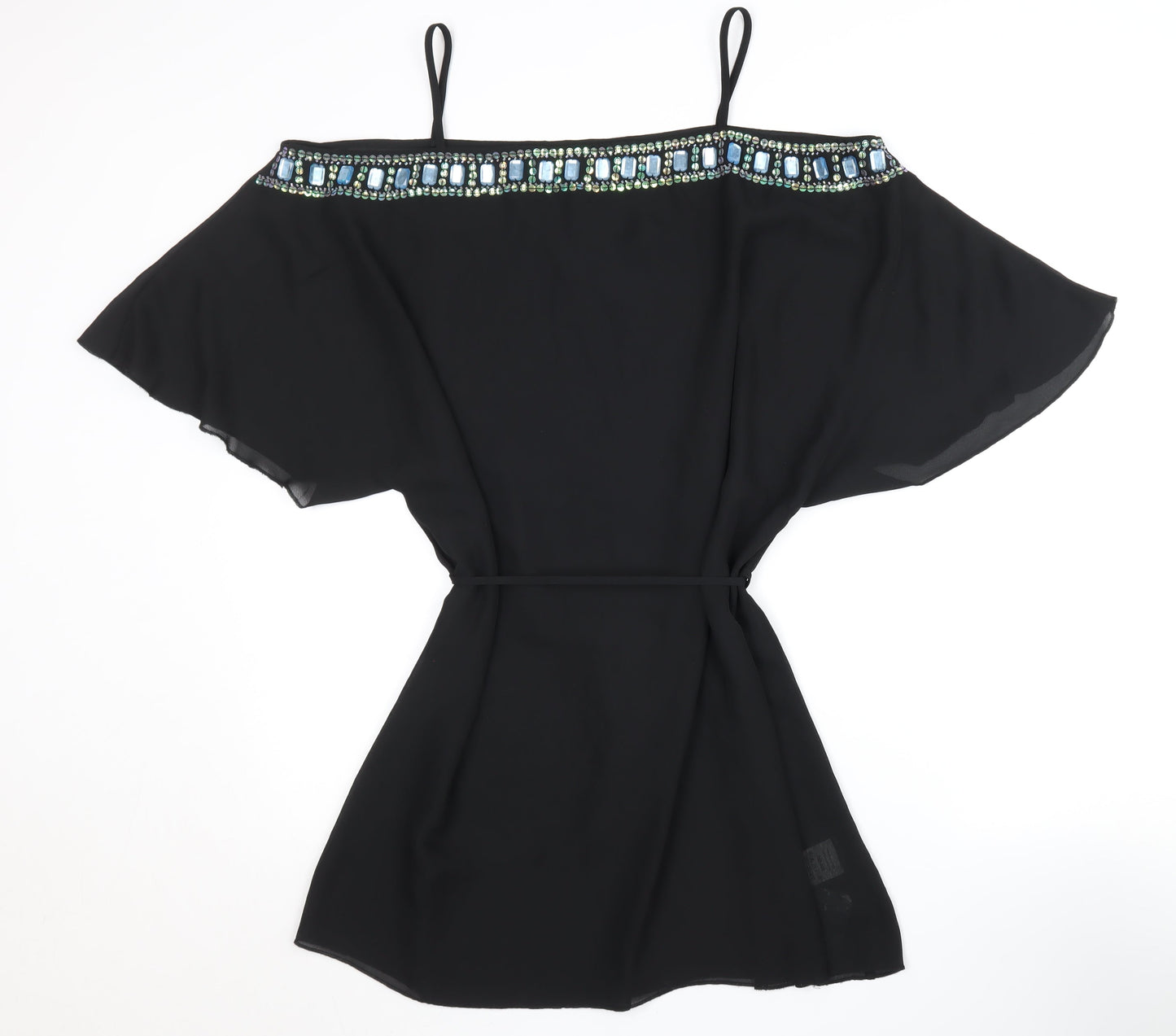 Womens UK Size 16 NEXT Black Basic Blouse