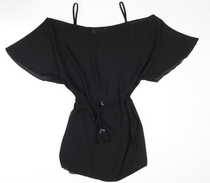 Womens UK Size 16 NEXT Black Basic Blouse