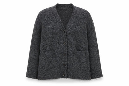 Karen by Simonsen Women's Grey Cardigan - Size M