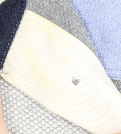 Blue Harbour Men's Grey Striped Polo Shirt S