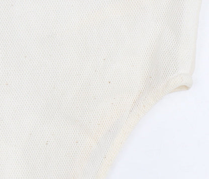 Reiss Women's Ivory Silk Blouse Size 8 Lined