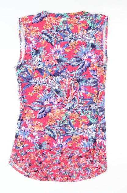 Womens UK Size 8 Marks and Spencer Multicoloured Basic Blouse