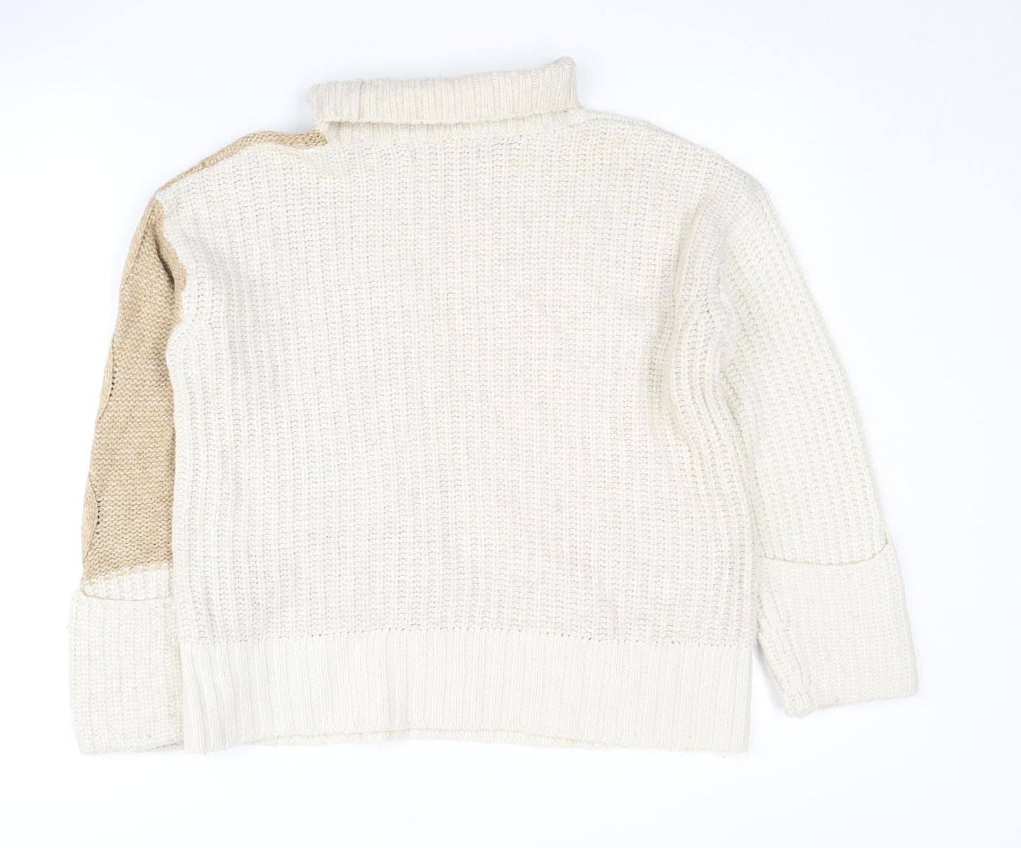 Womens UK Size S Marks and Spencer Beige Pullover Jumper