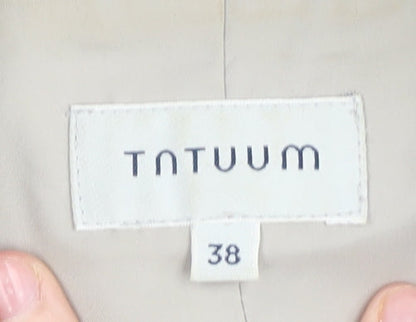 Tatuum Grey Women's Blazer Size 10 Notch Lapel Lined