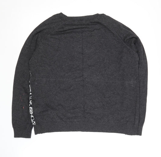 Womens UK Size 14 Marks and Spencer Black Pullover Jumper