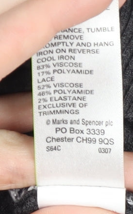 Womens UK Size 14 Marks and Spencer Black Pullover Jumper