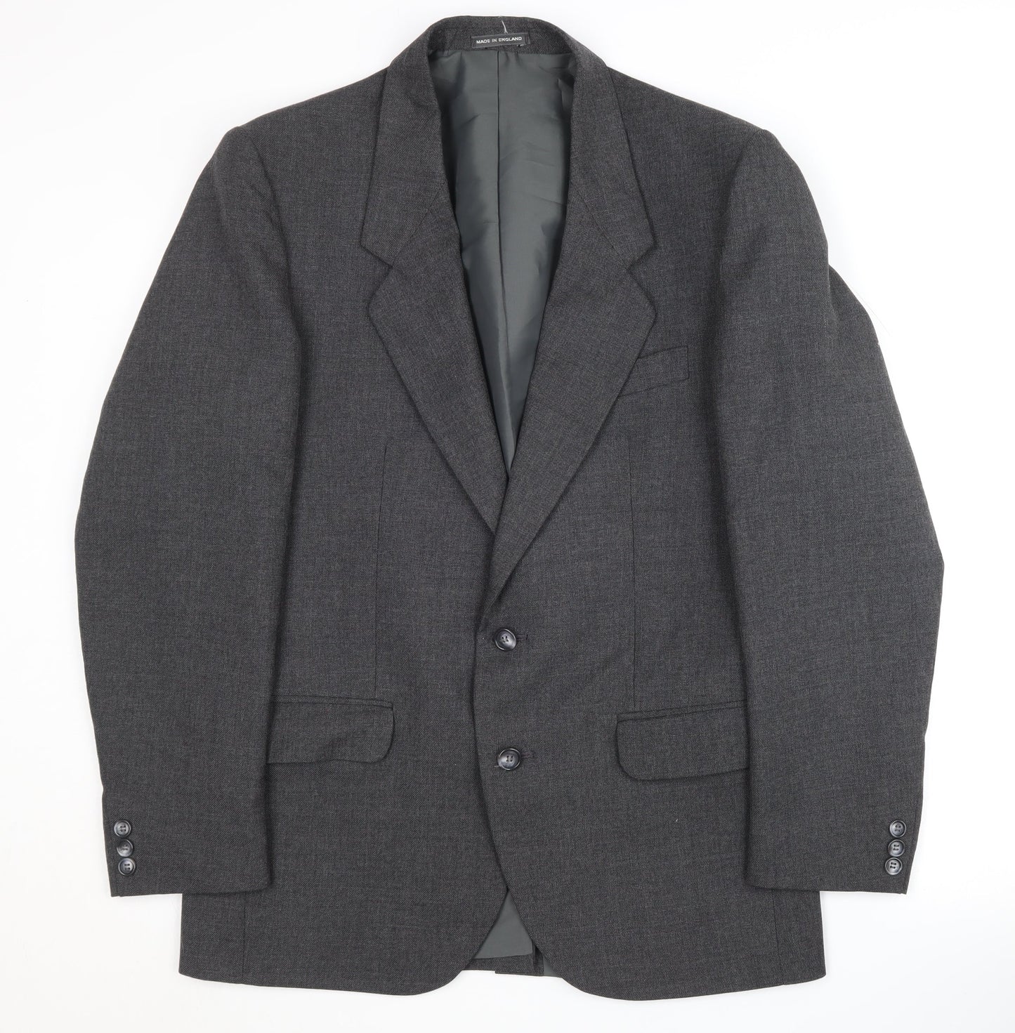 Saxon Hawk Men's Grey Blazer, 38R Classic Style