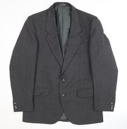 Saxon Hawk Men's Grey Blazer, 38R Classic Style