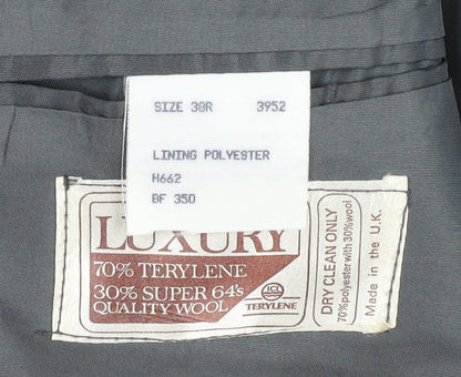 Saxon Hawk Men's Grey Blazer, 38R Classic Style
