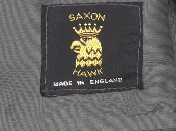 Saxon Hawk Men's Grey Blazer, 38R Classic Style