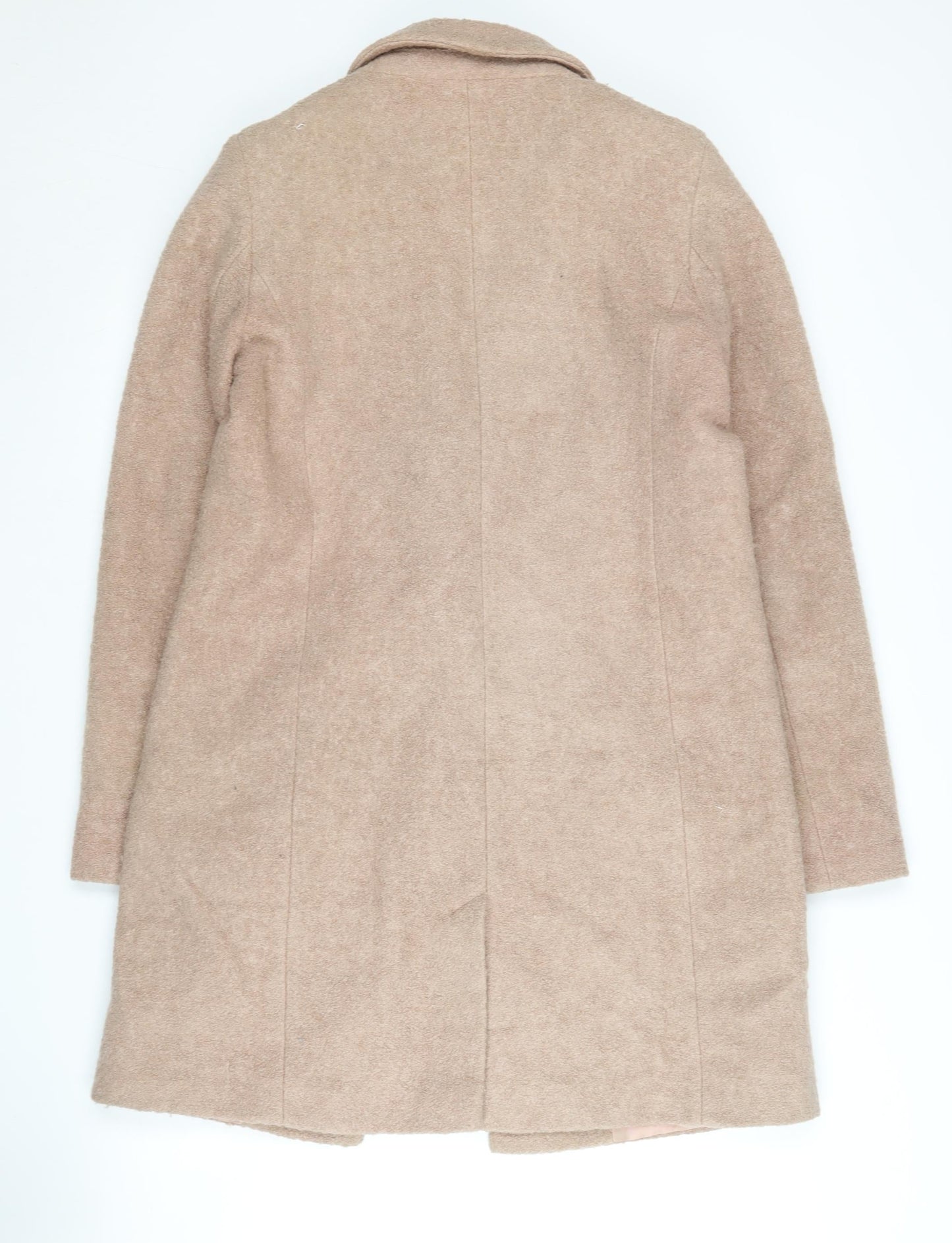 Womens UK Size M Oasis Beige Overcoat