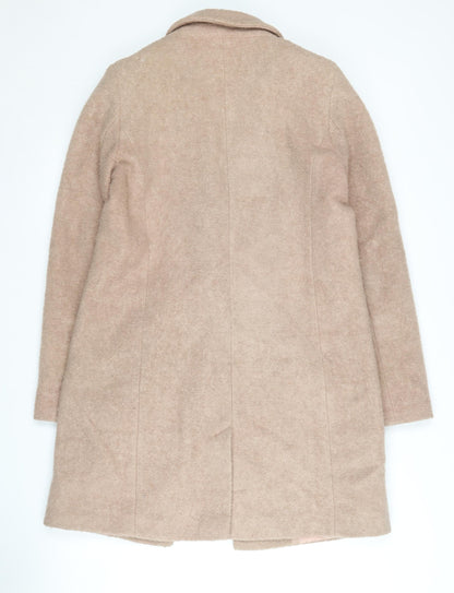 Womens UK Size M Oasis Beige Overcoat