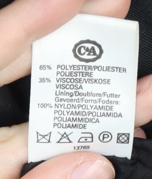 Clockhouse Women's Black Coat Size 10