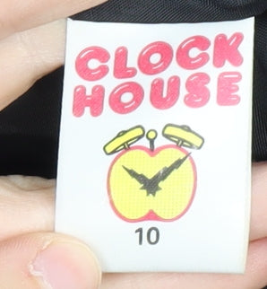 Clockhouse Women's Black Coat Size 10