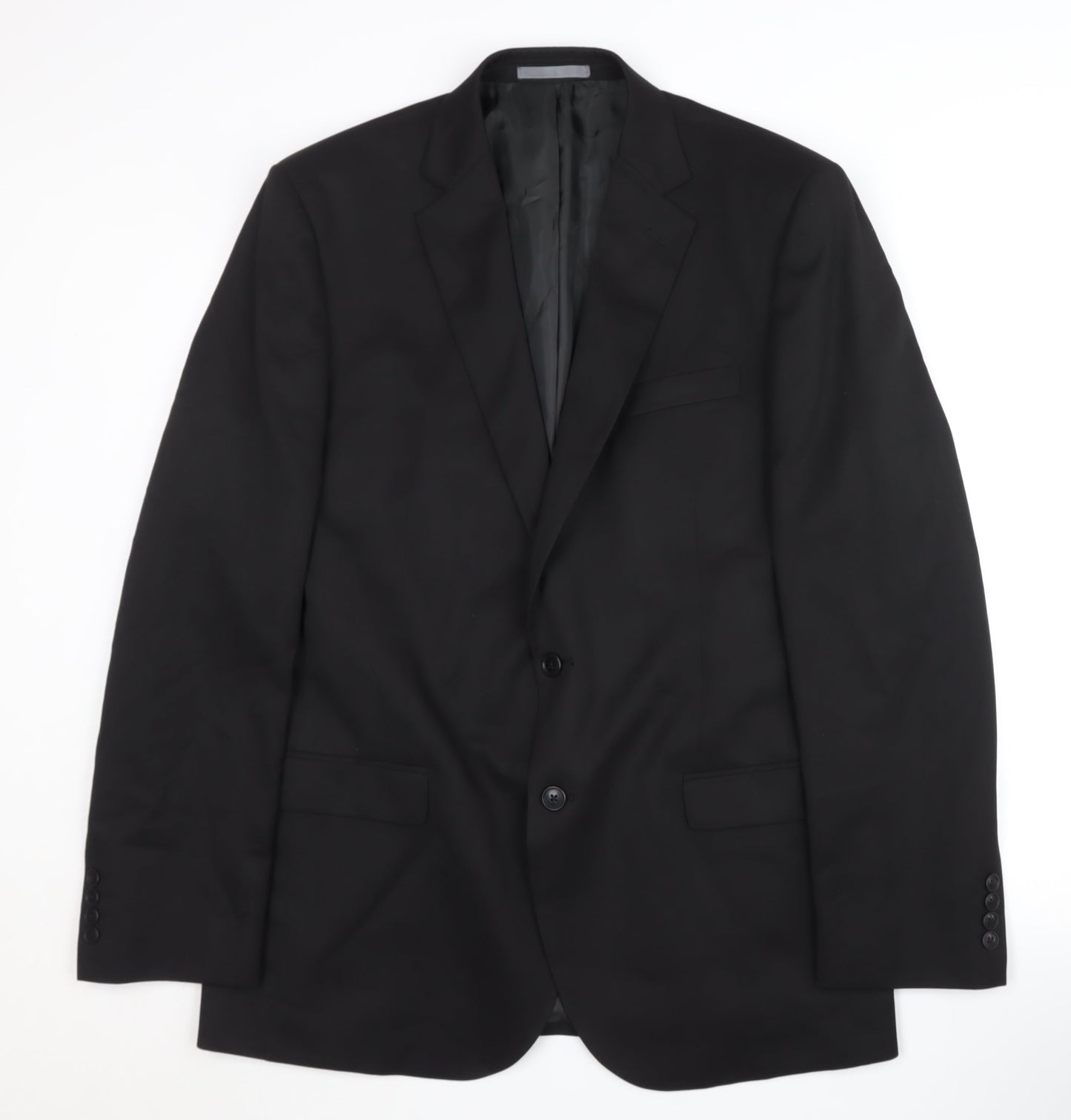 Mens UK Size 42 Marks and Spencer Regular Black Suit Jacket