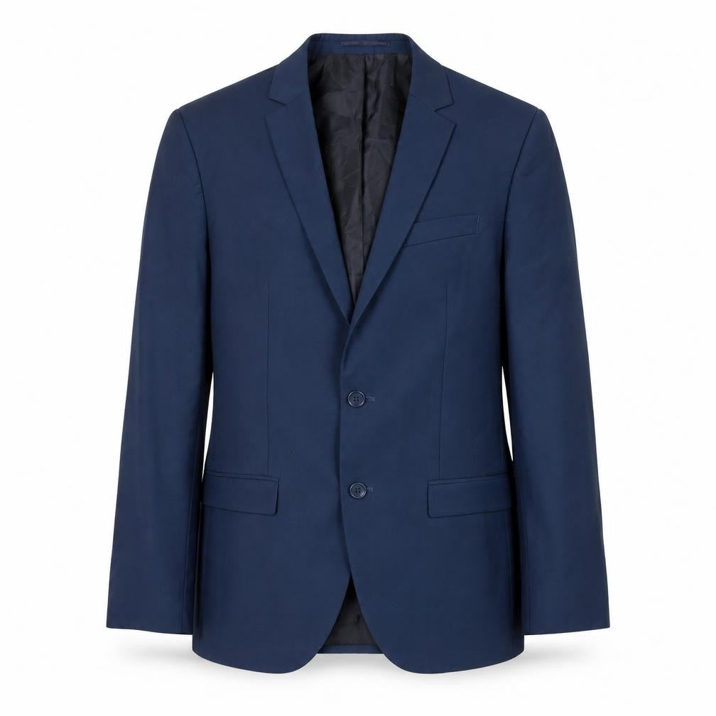 Mens UK Size 40 River Island Regular Blue Suit Jacket