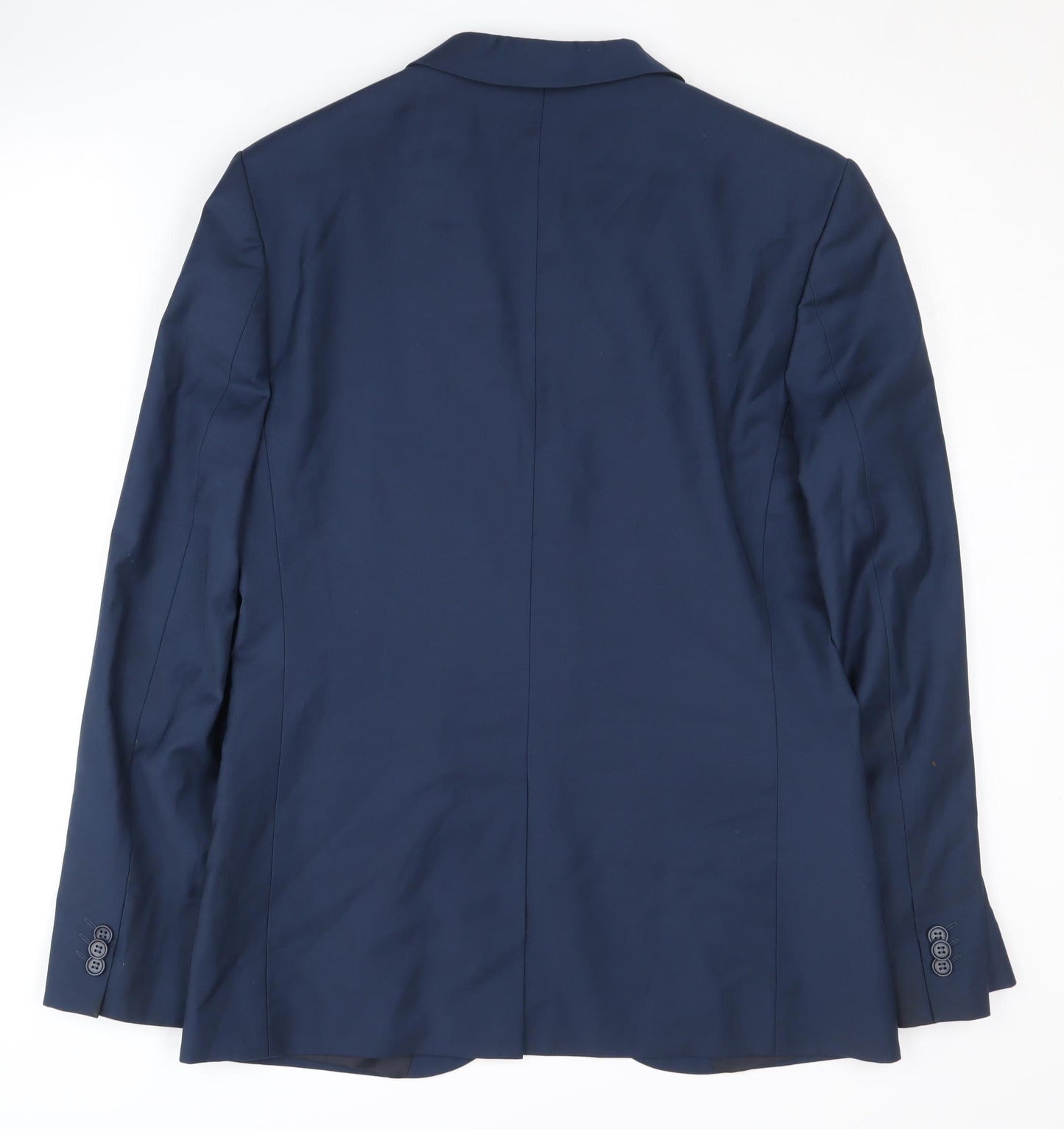 Mens UK Size 40 River Island Regular Blue Suit Jacket