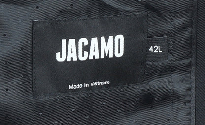 Mens UK Size 42 Jacamo Regular Black Suit Jacket