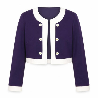 Glitz Women's Purple Suit Jacket Size 12