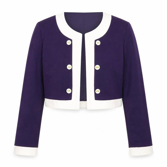 Glitz Women's Purple Suit Jacket Size 12