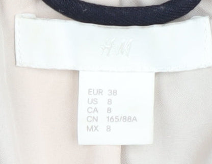 H&M Women's Black Regular Fit Blazer Size 10