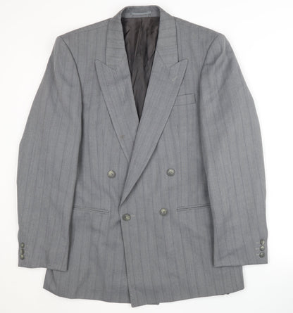 Mens UK Size 38 Hugo James Regular Grey Suit Jacket