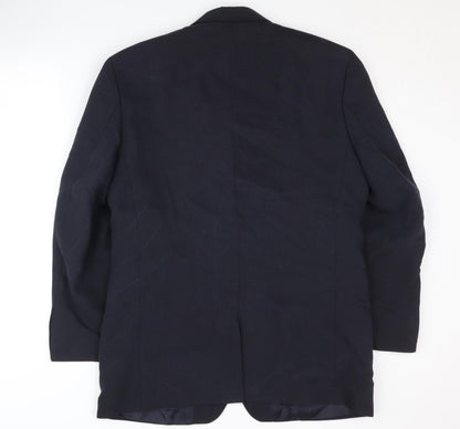 Mens UK Size 40 Jonathan Adams Regular Blue Suit Jacket