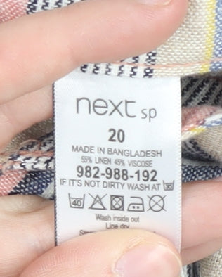 Next Women's Multicoloured Size 20 Chino Shorts