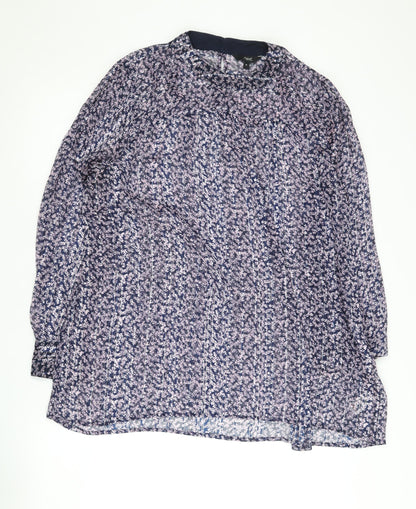 Next Women's Multicoloured Floral Blouse, Size 18, Long Sleeve