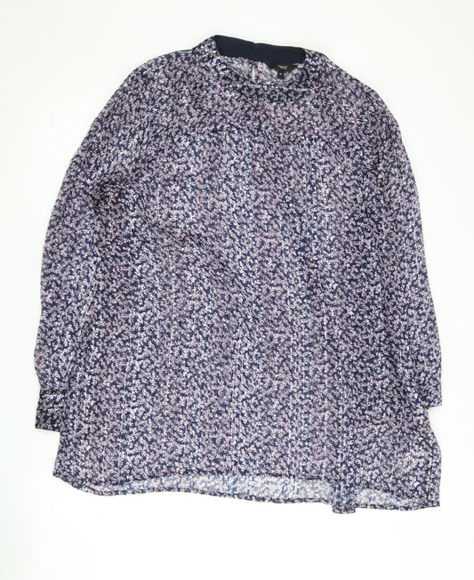 Next Women's Multicoloured Floral Blouse, Size 18, Long Sleeve