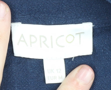 Apricot Women's Blue A-Line Midi Skirt Size 12