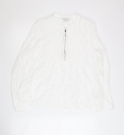 Womens UK Size 14 NEXT White Basic Blouse