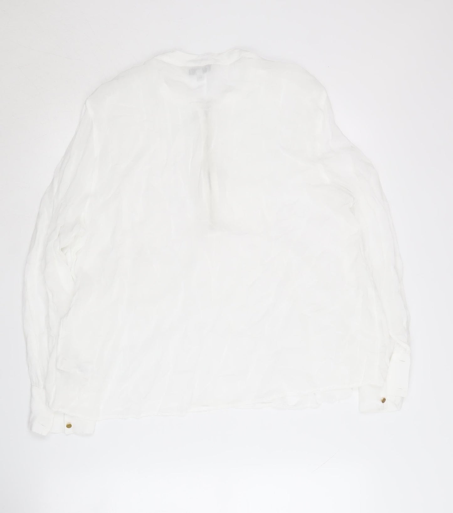 Womens UK Size 14 NEXT White Basic Blouse