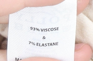 Oh Polly Women’s Ivory Bodycon Dress Size 4