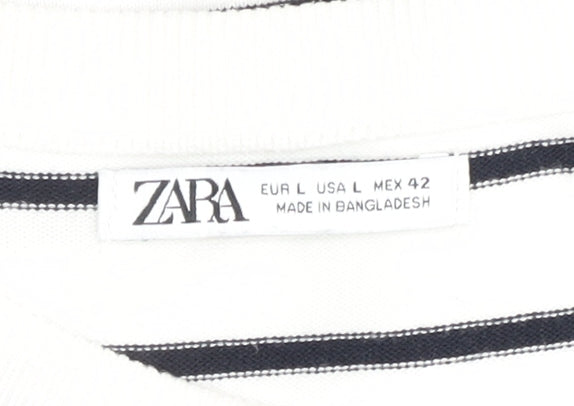 Womens UK Size 14 Zara Multicoloured Pullover Jumper