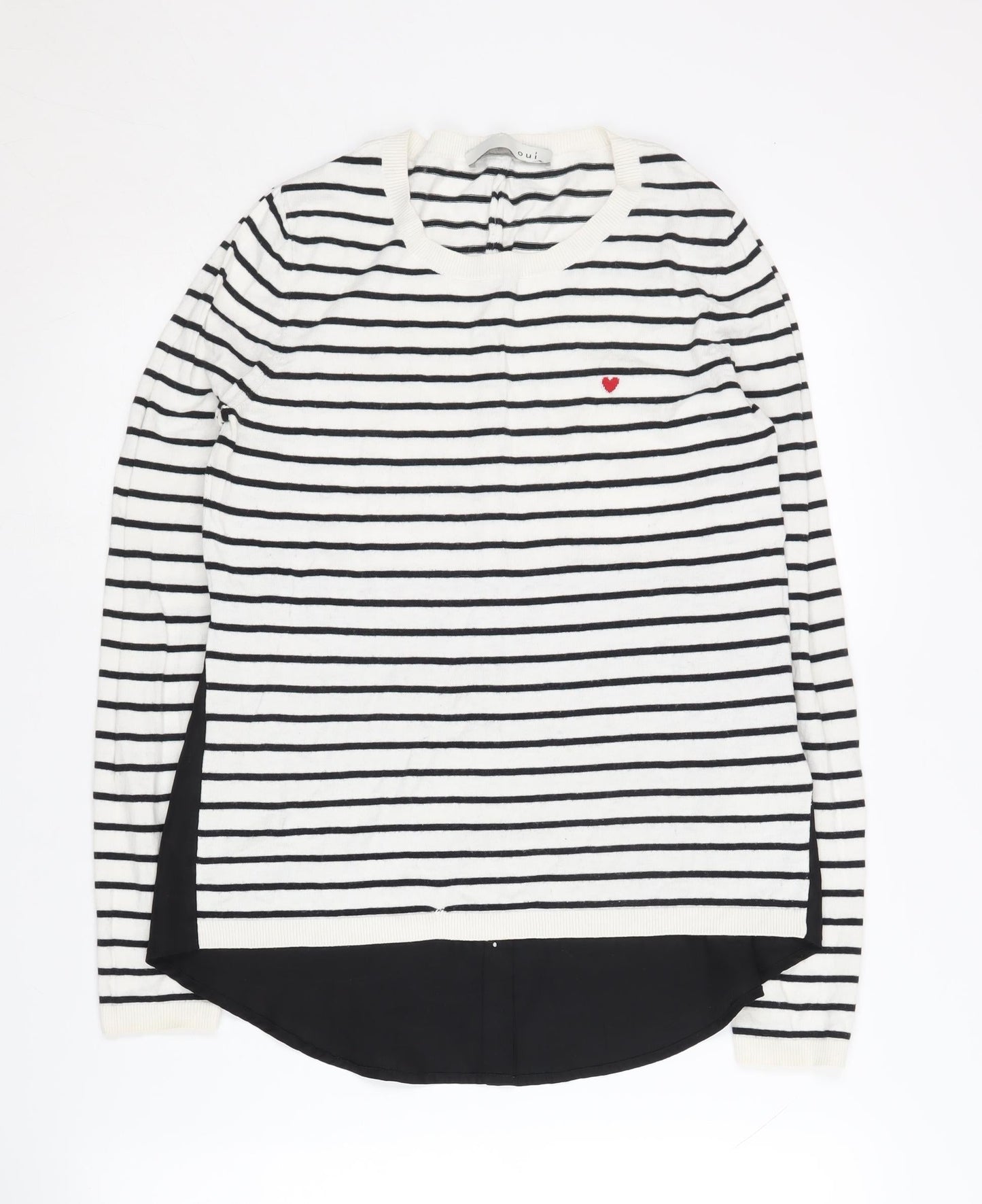 Womens UK Size 10 Oui Multicoloured Cardigan Jumper