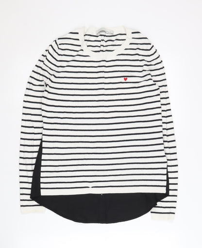 Womens UK Size 10 Oui Multicoloured Cardigan Jumper