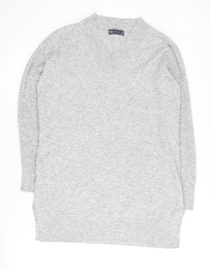 Womens UK Size M Marks and Spencer Grey Pullover Jumper